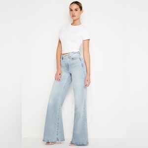 GOOD AMERICAN PLUS Palazzo Jeans